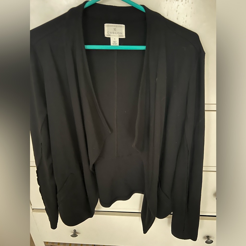 Caslon Black cotton blazer
